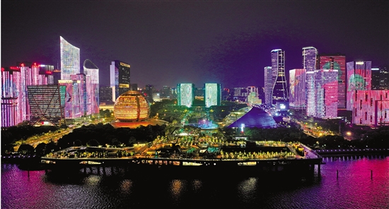 Qianjiang-New-City-Light-Show4