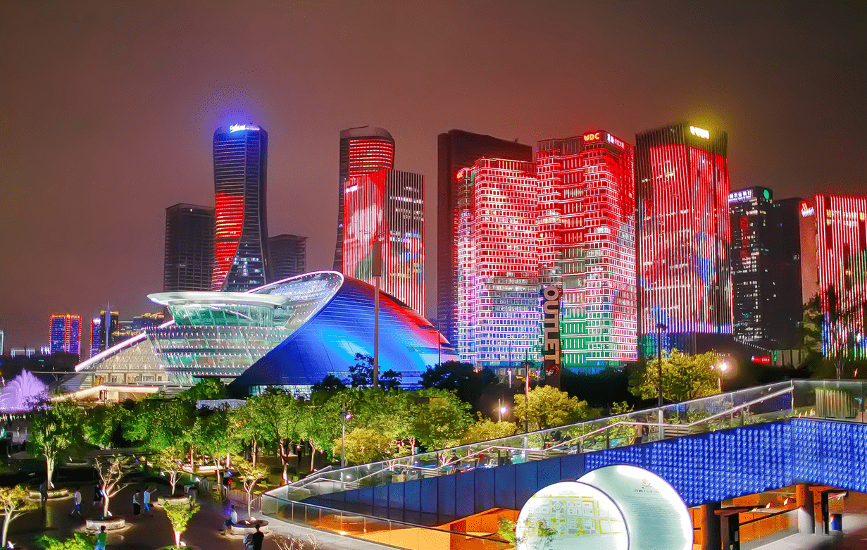 Qianjiang-New-City-Light-Show3 Qianjiang-New-City-Light-Show3